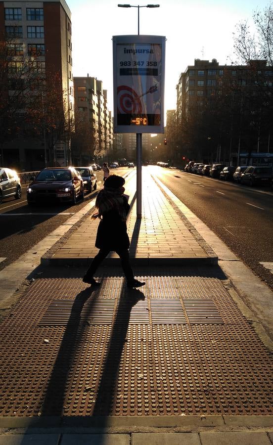 Jornada de frío en Valladolid