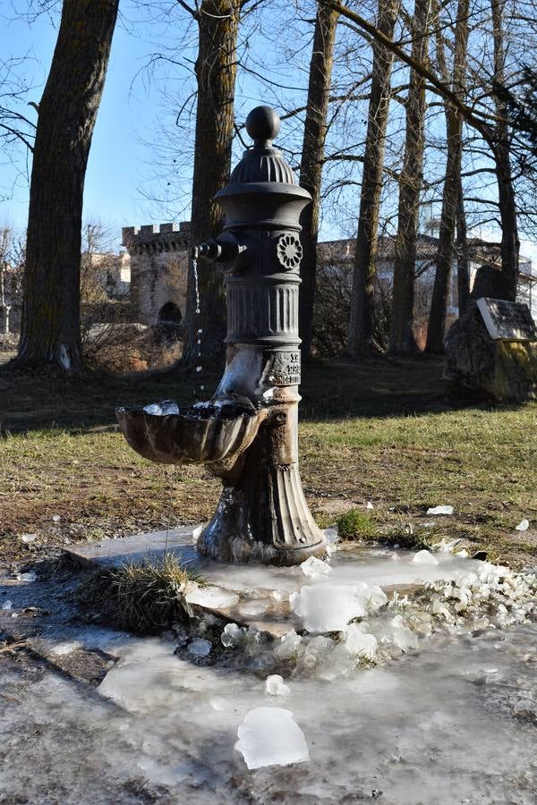 Aguilar de Campoo se congela