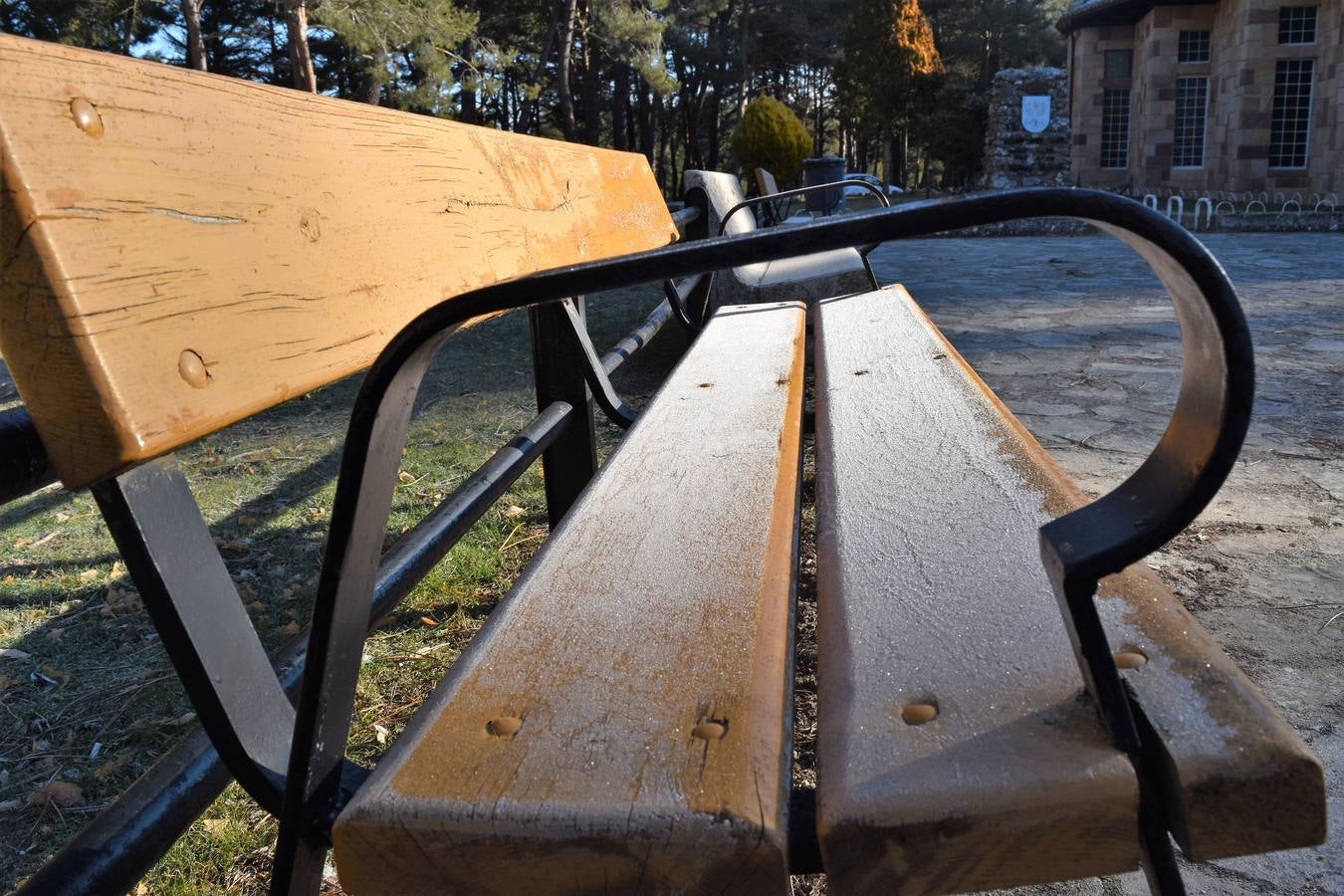 Aguilar de Campoo se congela