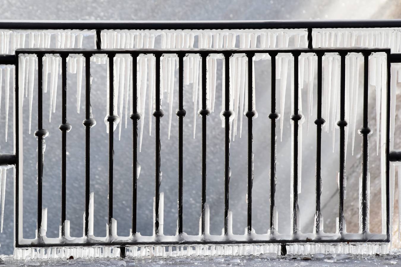 Aguilar de Campoo se congela