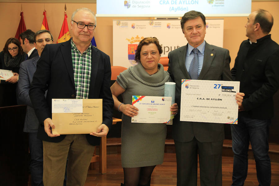 Entrega de premios del concurso de belenes de la Diputación de Segovia
