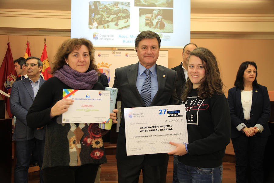 Entrega de premios del concurso de belenes de la Diputación de Segovia