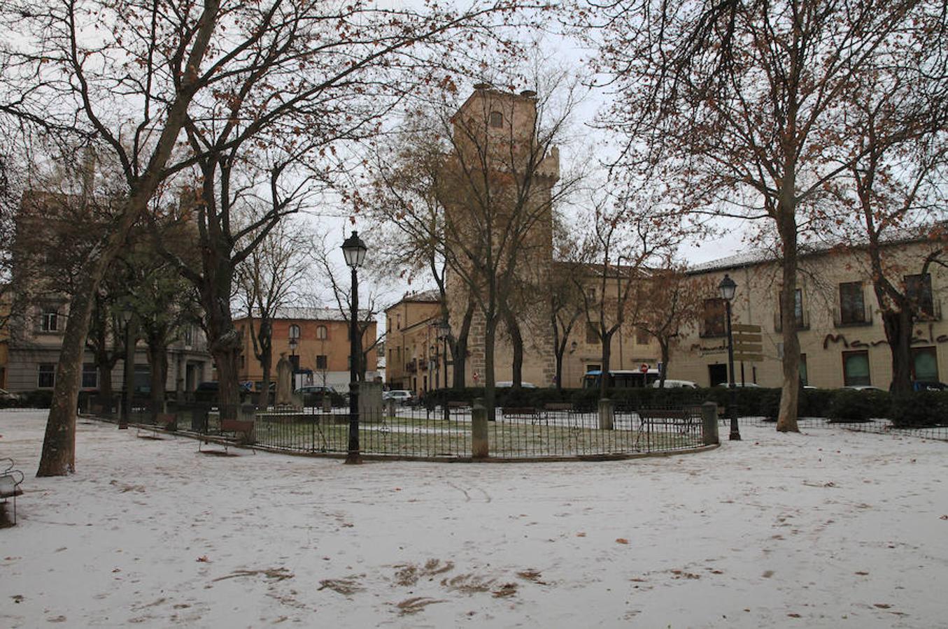 Nieve en Segovia capital y La Granja