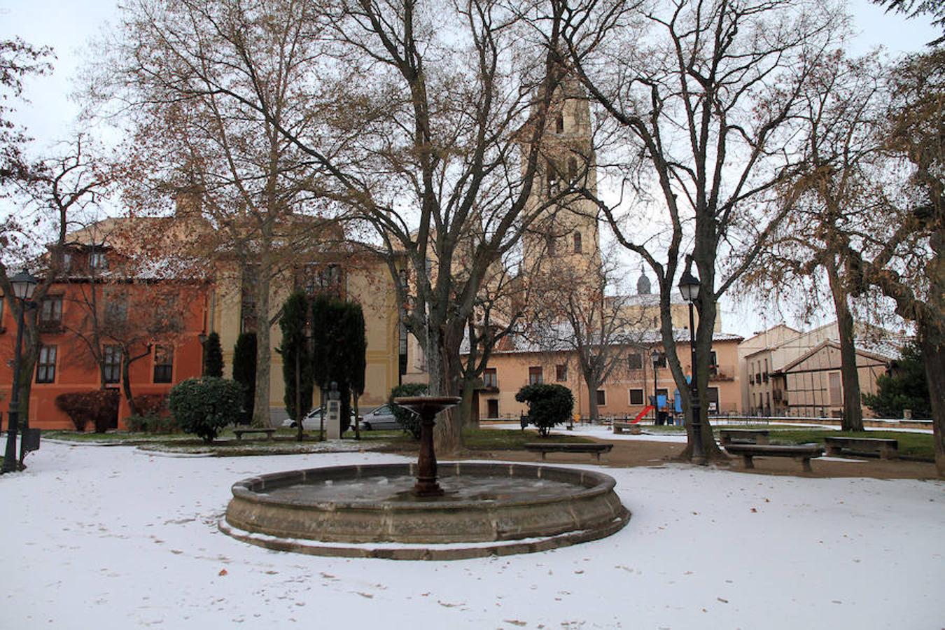 Nieve en Segovia capital y La Granja