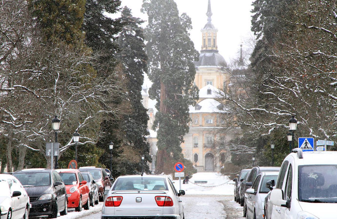 Nieve en Segovia capital y La Granja