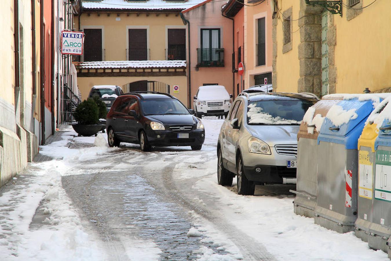 Nieve en Segovia capital y La Granja