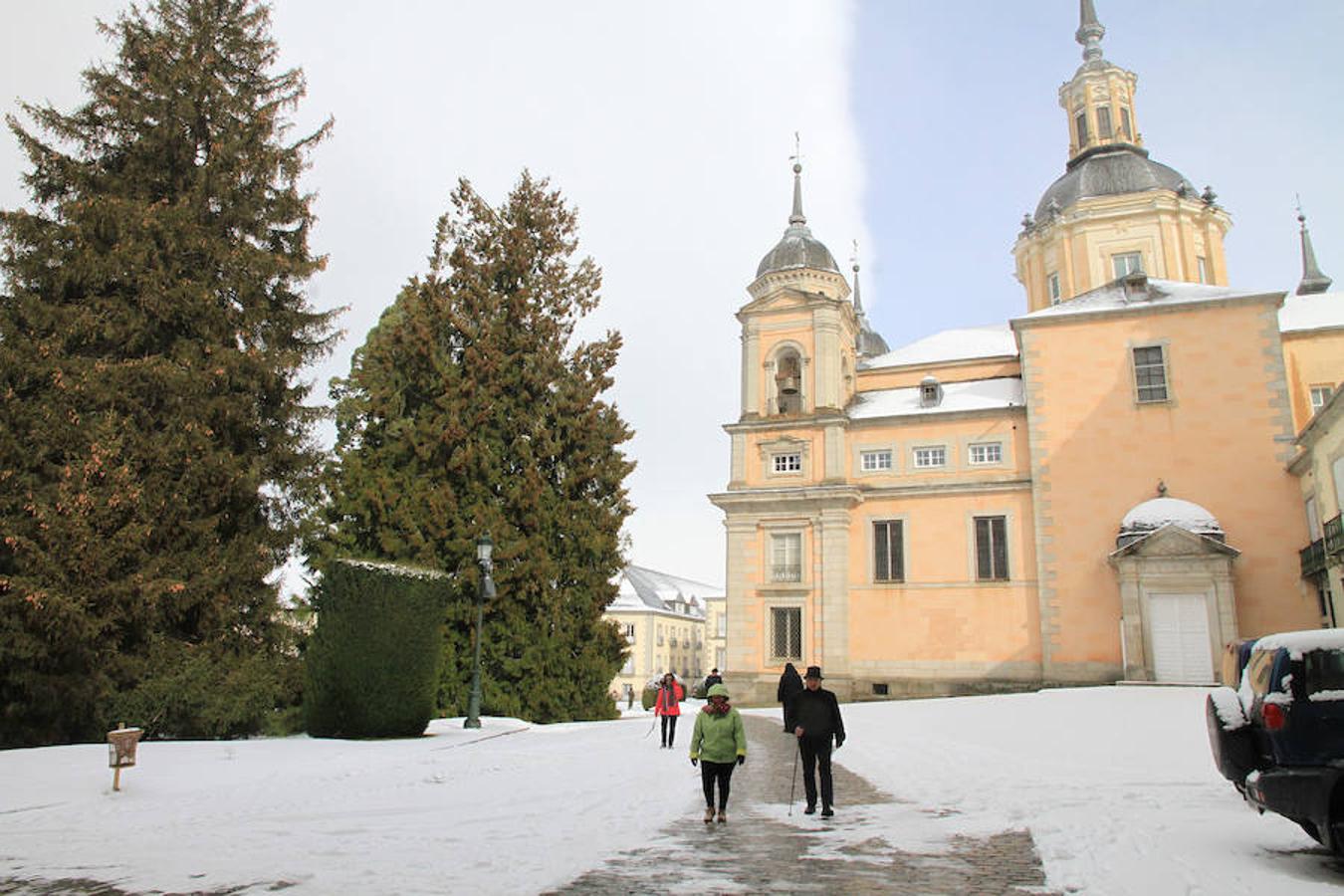 Nieve en Segovia capital y La Granja