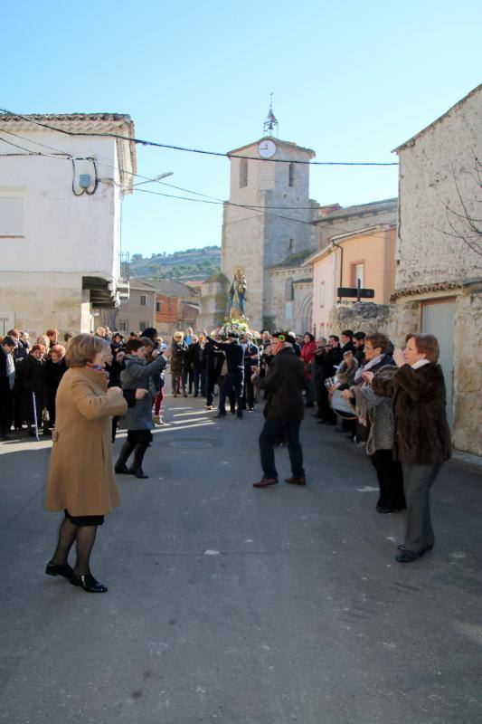 Celebración en Cevico Navero (Palencia) de su día grande en honor a la Virgen de la Paz