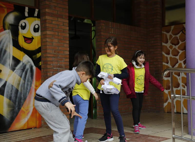 Celebración del Día de la Paz en el colegio público Jorge Manrique de Palencia