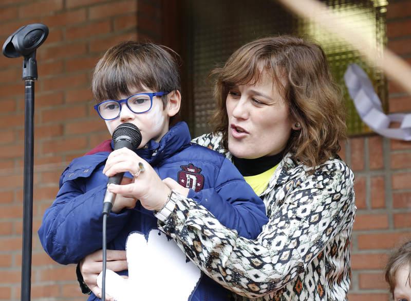 Celebración del Día de la Paz en el colegio público Jorge Manrique de Palencia