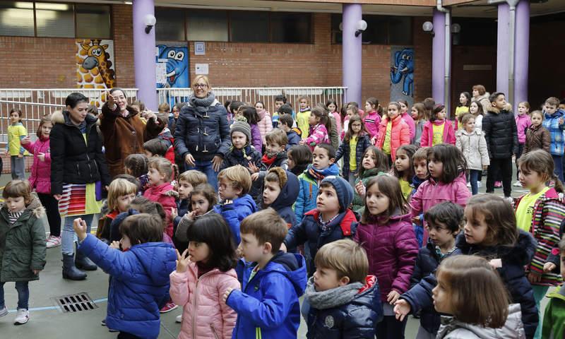 Celebración del Día de la Paz en el colegio público Jorge Manrique de Palencia