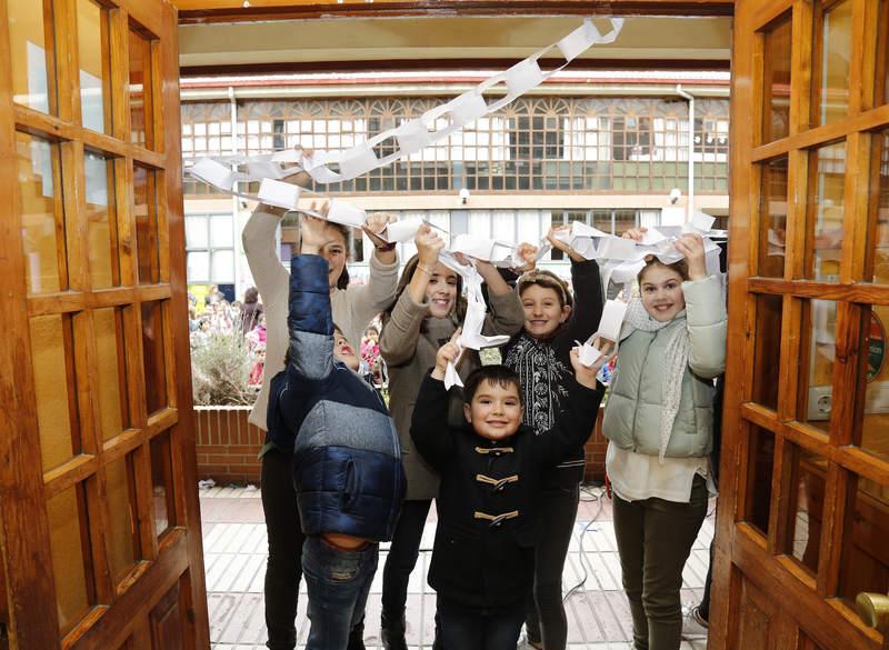 Celebración del Día de la Paz en el colegio público Jorge Manrique de Palencia