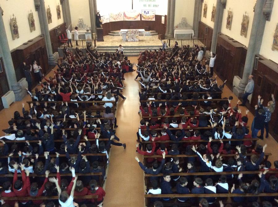 Día de la Paz en el Colegio de Nuestra Señora de Lourdes.