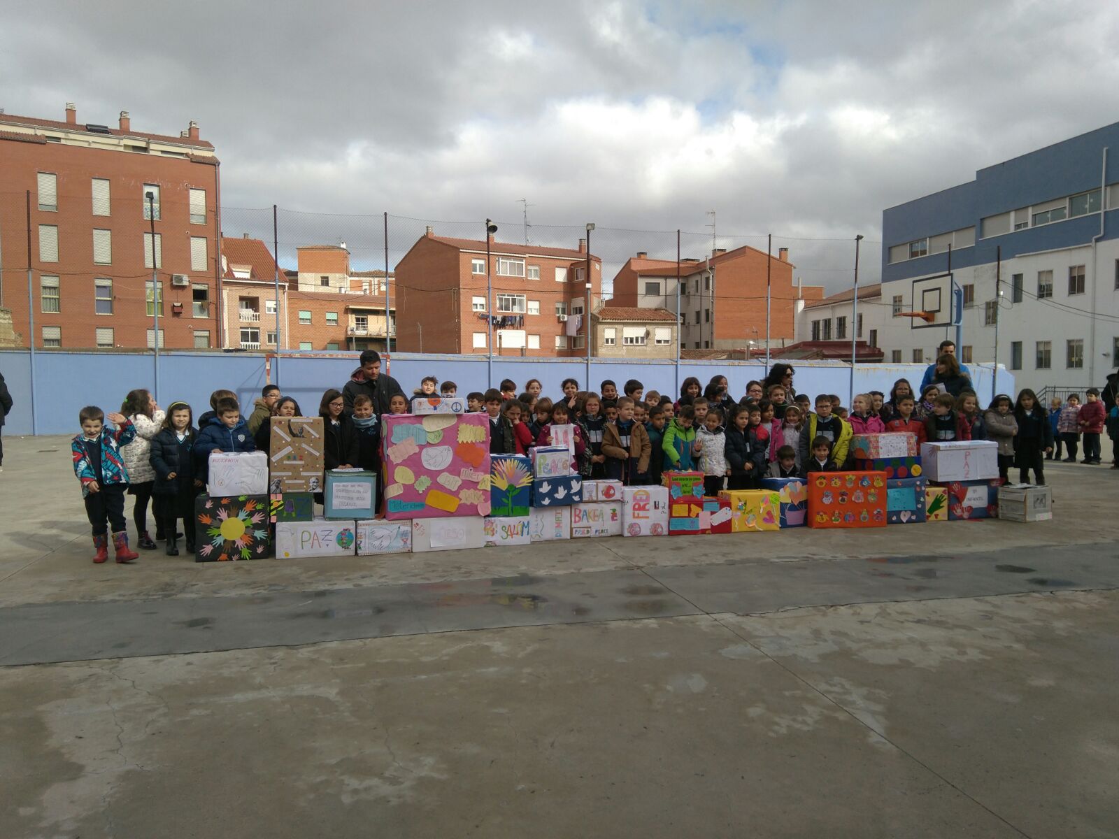 Día de la Paz en el Colegio Lope de Vega.