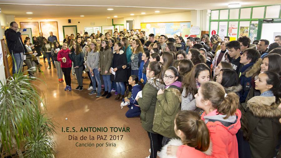 Día de la Paz en el IES Antonio Tovar.