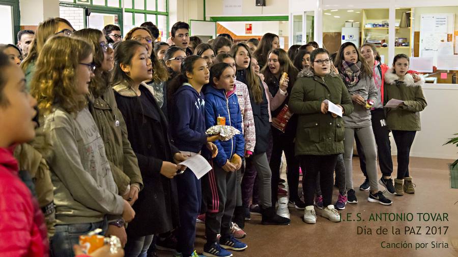 Día de la Paz en el IES Antonio Tovar.