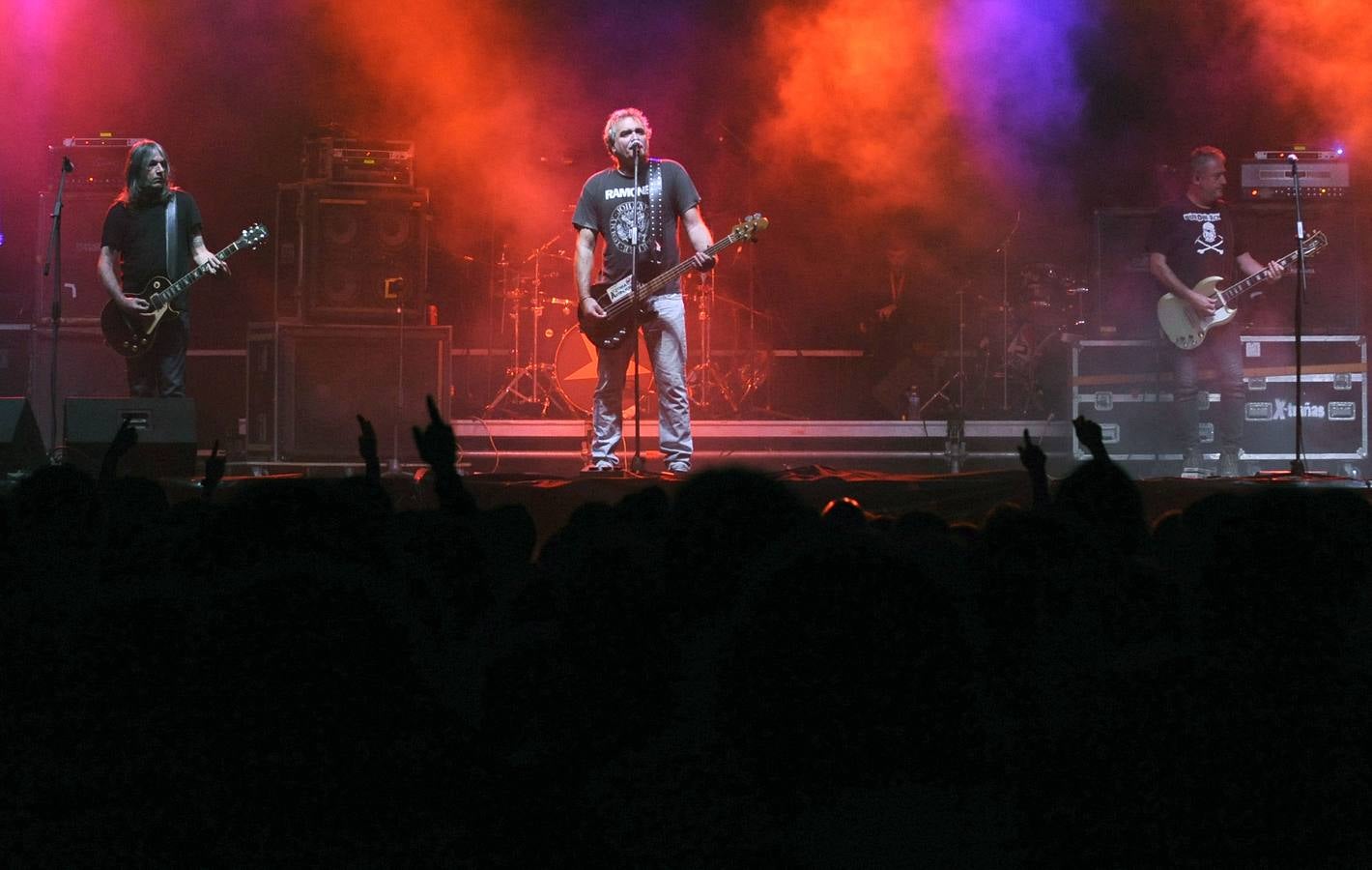 Actuación de Reincidentes en el I Pucela Rock celebrado en la Feria de Valladolid