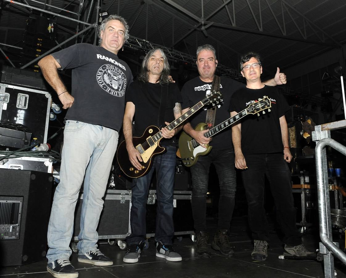 Actuación de Reincidentes en el I Pucela Rock celebrado en la Feria de Valladolid