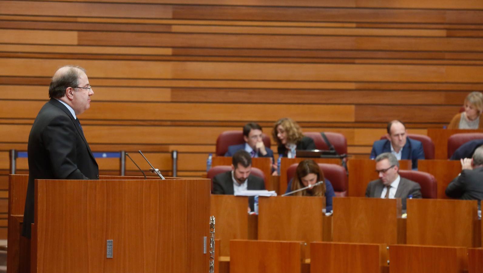 Comparecencia de Juan Vicente Herrera ante las Cortes de Castilla y León