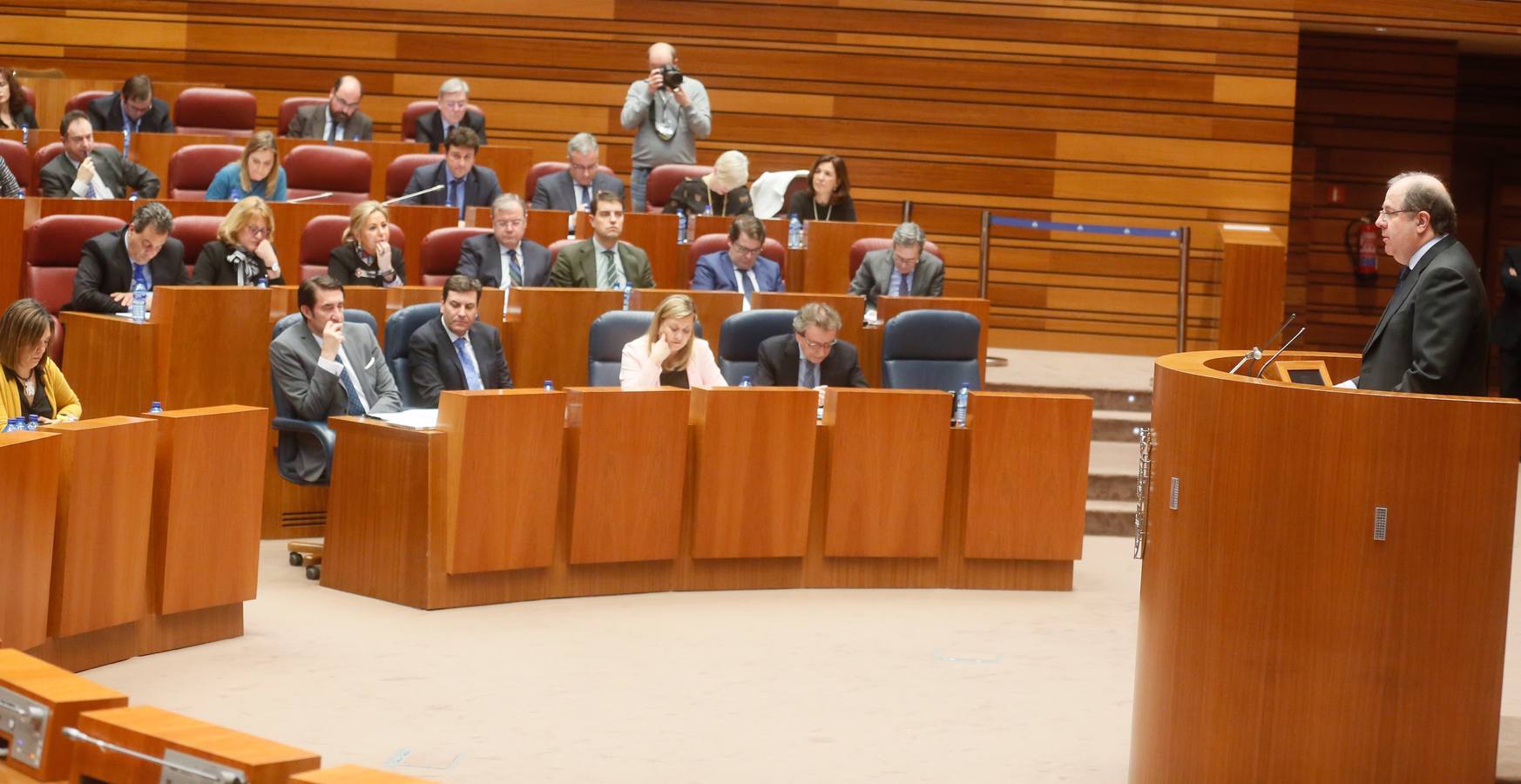 Comparecencia de Juan Vicente Herrera ante las Cortes de Castilla y León