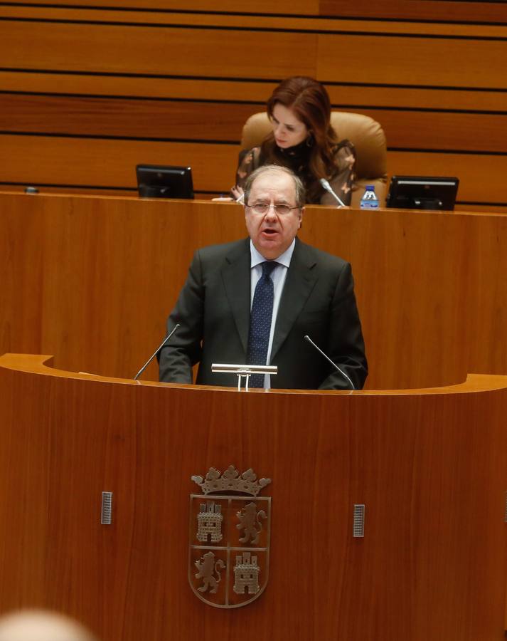 Comparecencia de Juan Vicente Herrera ante las Cortes de Castilla y León