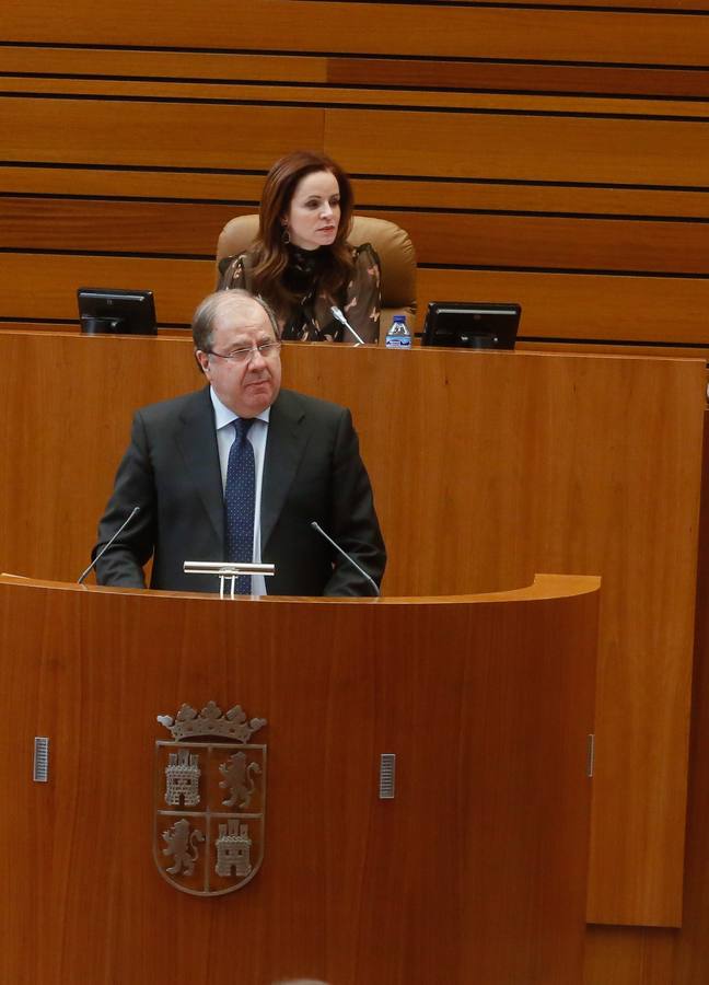 Comparecencia de Juan Vicente Herrera ante las Cortes de Castilla y León