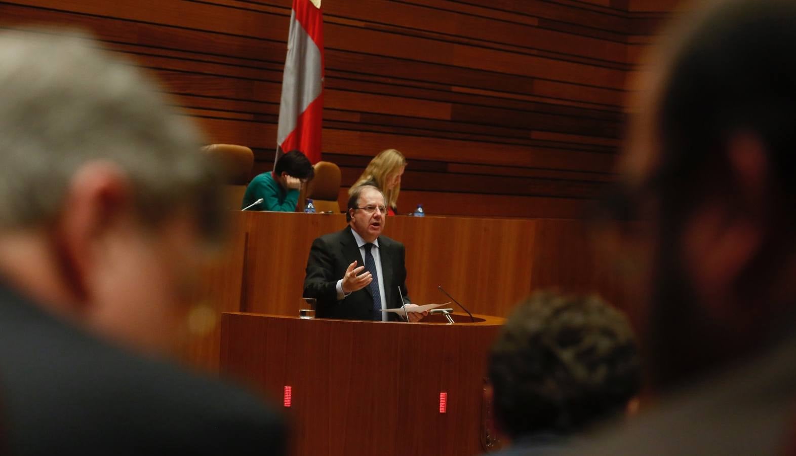 Comparecencia de Juan Vicente Herrera ante las Cortes de Castilla y León