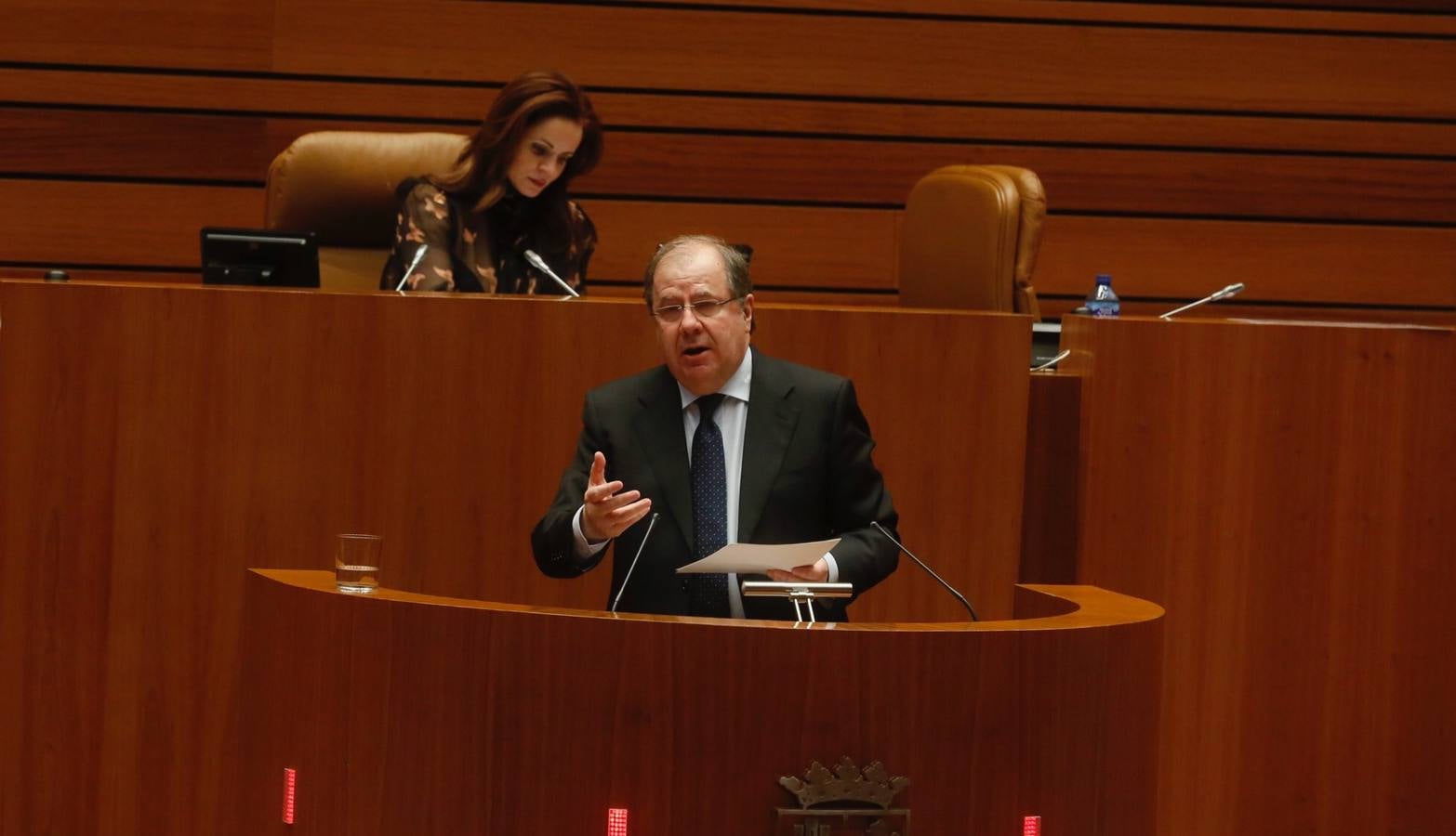 Comparecencia de Juan Vicente Herrera ante las Cortes de Castilla y León