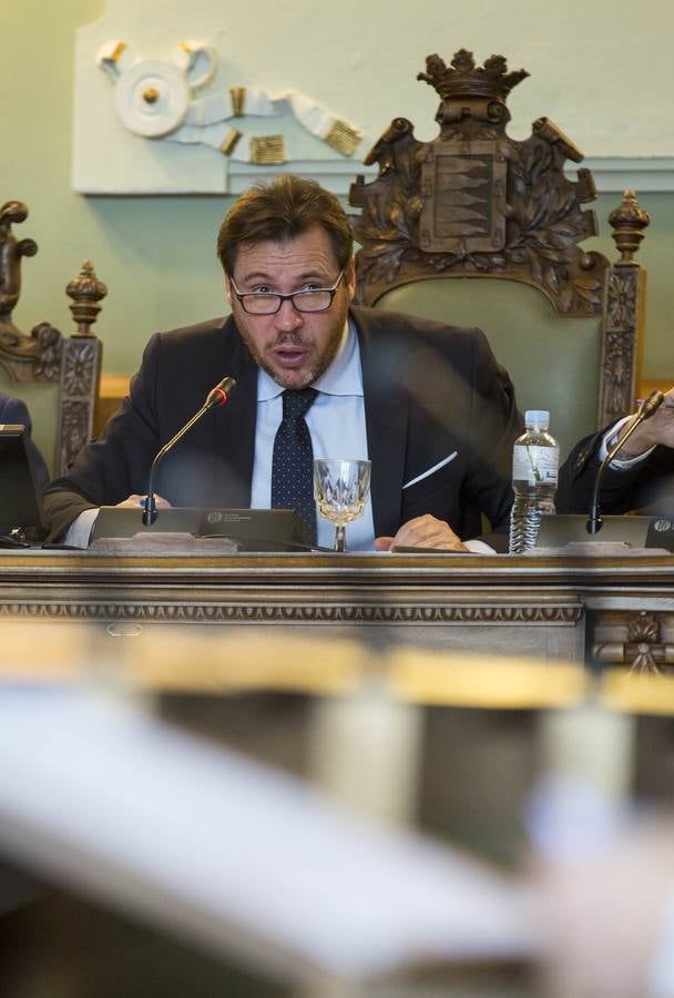 Pleno en el Ayuntamiento de Valladolid