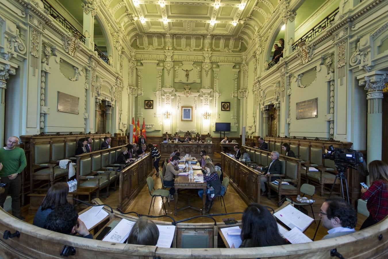 Pleno en el Ayuntamiento de Valladolid