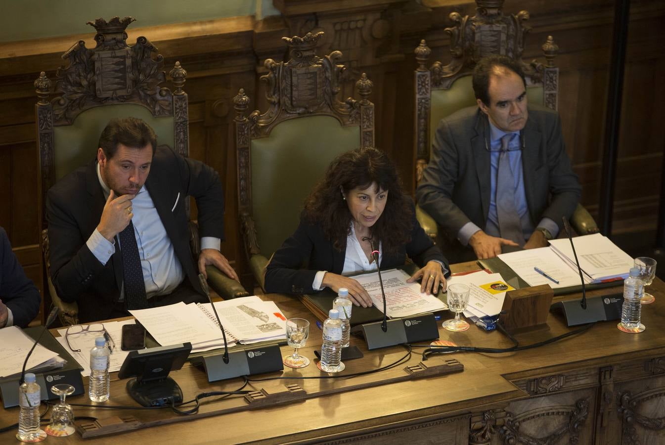 Pleno en el Ayuntamiento de Valladolid
