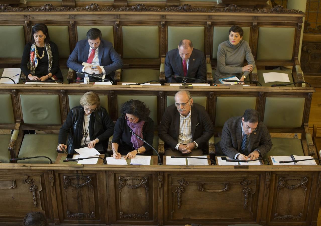 Pleno en el Ayuntamiento de Valladolid