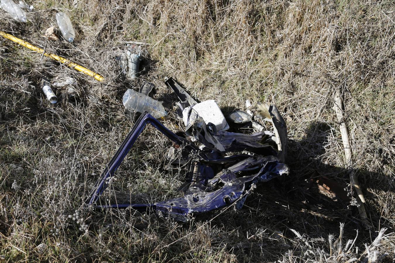 Paso a nivel de Monzón de Campos (Palencia) donde dos jóvenes fueron arrollados por un Alvia