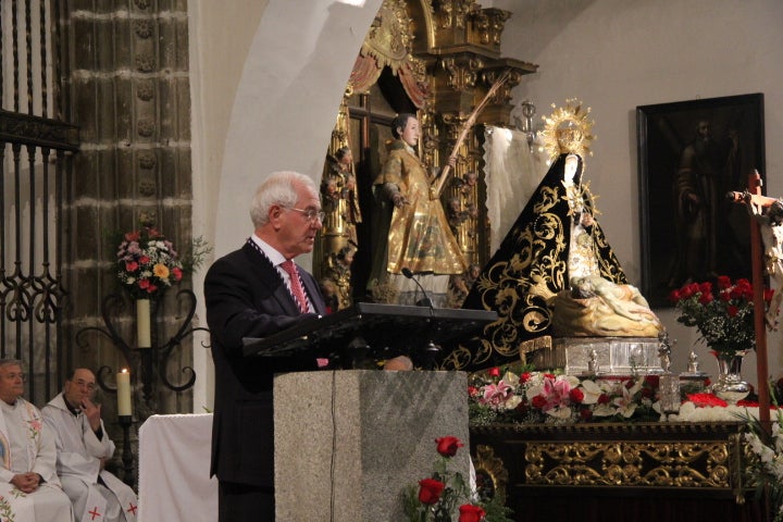 Celebración del día de la patrona de la Tierra de Arévalo, Nuestra Señora de las Angustias