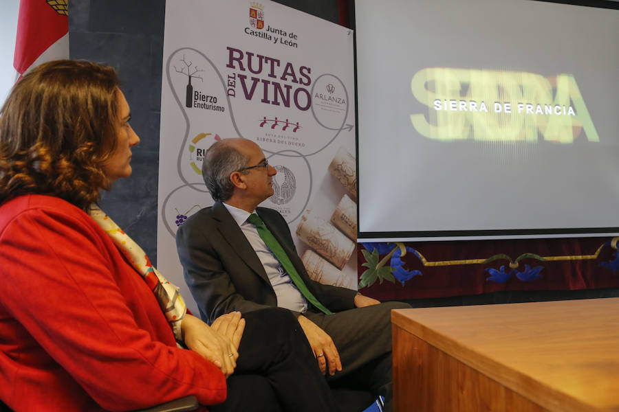 Presentación de la Ruta del Vino Sierra de Francia en Salamanca