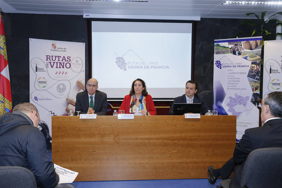 Presentación de la Ruta del Vino Sierra de Francia en Salamanca