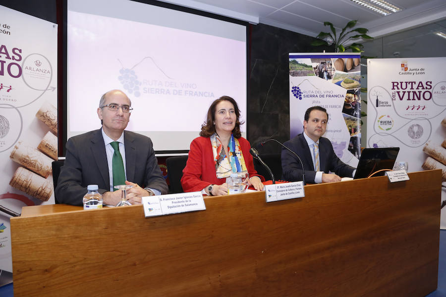 Presentación de la Ruta del Vino Sierra de Francia en Salamanca