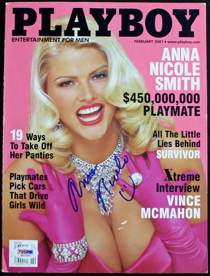 Anna Nicole Smith.