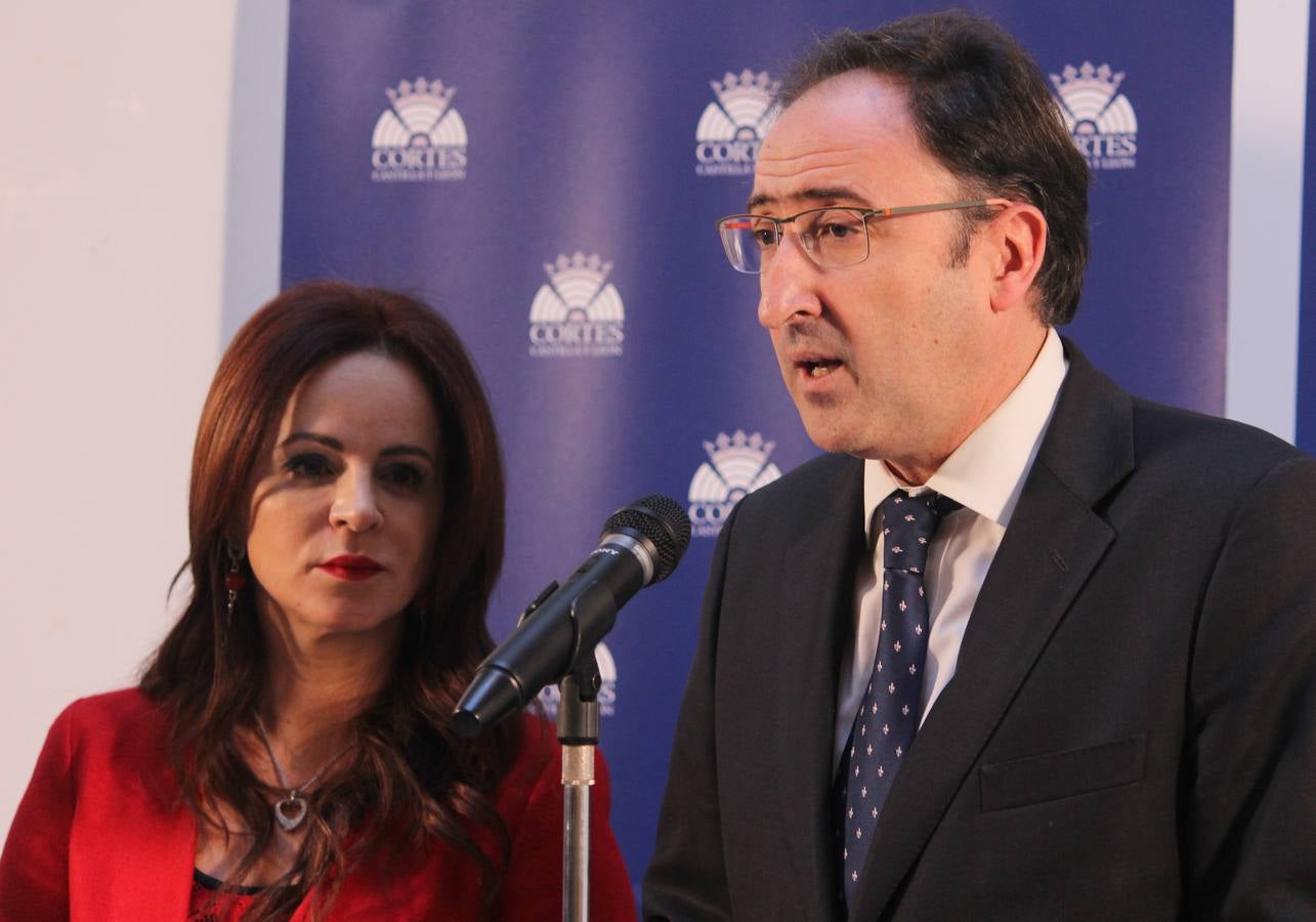 Reunión de la Mesa y la Junta de Portavoces de las Cortes de Castilla y León en la Casa JUnco de Palencia