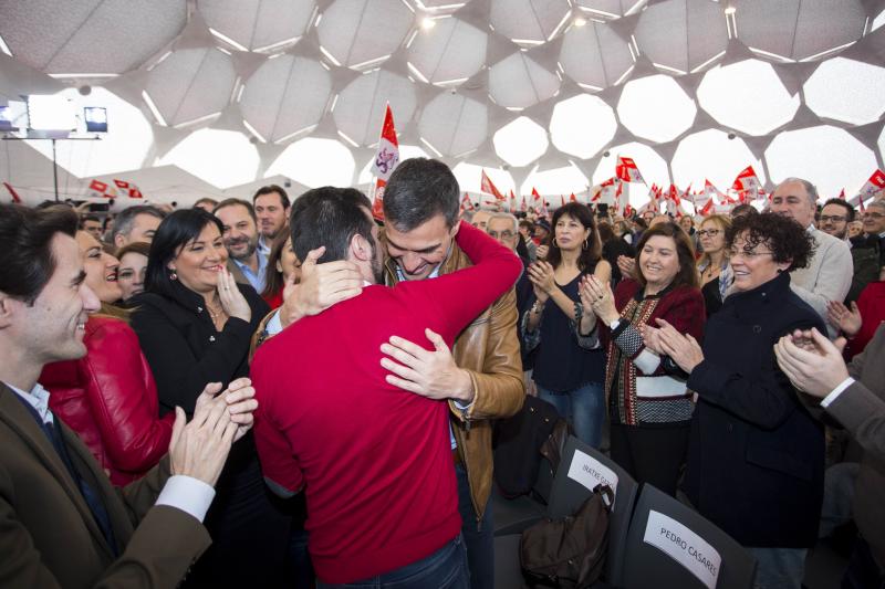 Pedro sánchez visita la Cúpula del Milenio de Valladolid