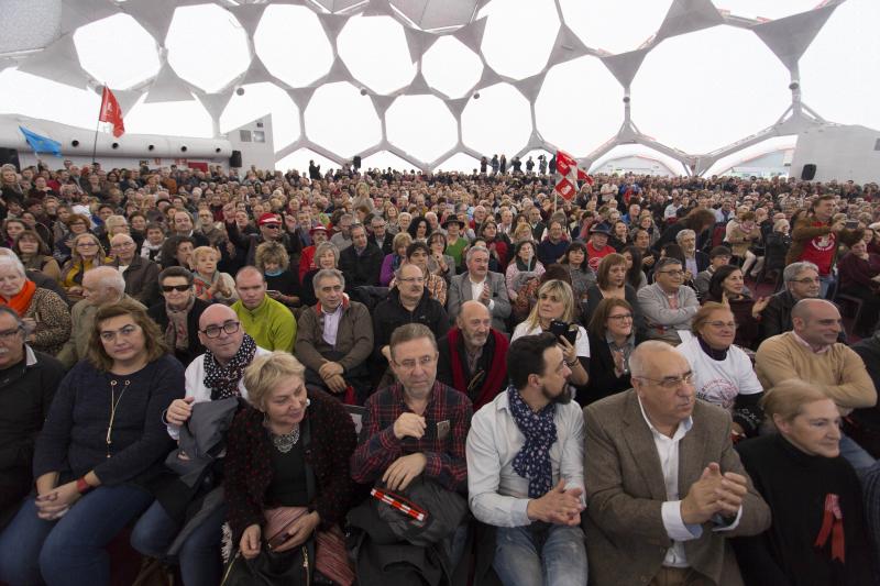 Pedro sánchez visita la Cúpula del Milenio de Valladolid