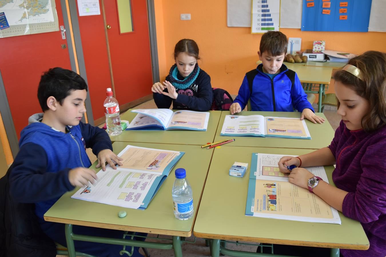 Las nuevas tecnologías invaden las aulas del Colegio público Castilla y León de Aguilar de Campoo