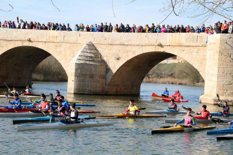 Campeonato de Invierno de Piragüismo en Torquemada (Palencia)