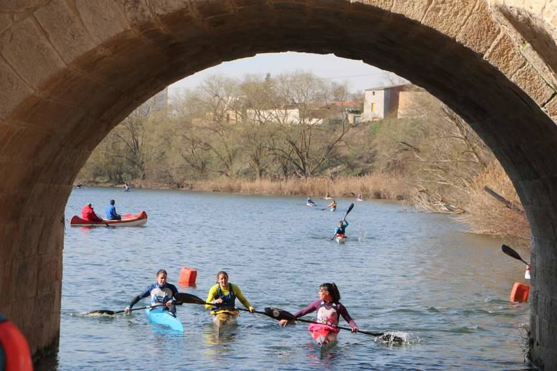 Campeonato de Invierno de Piragüismo en Torquemada (Palencia)