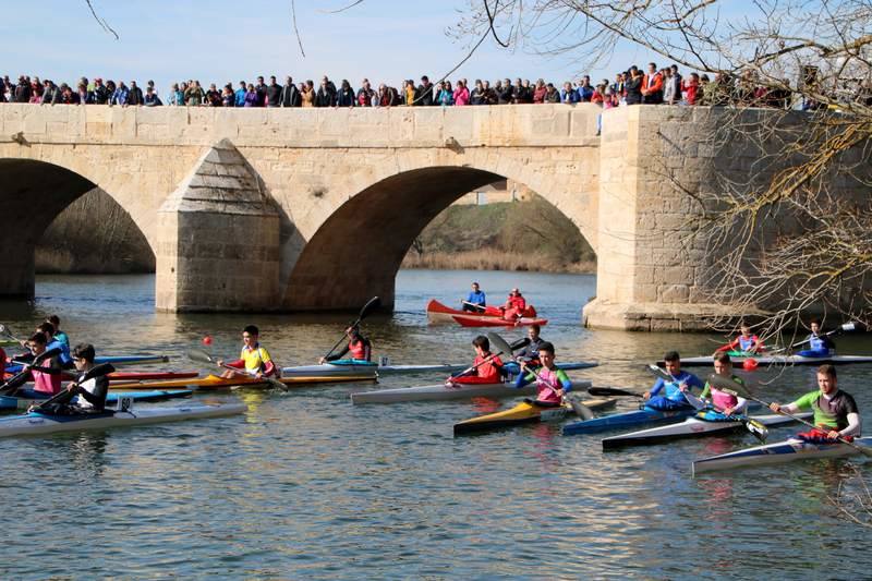 Campeonato de Invierno de Piragüismo en Torquemada (Palencia)