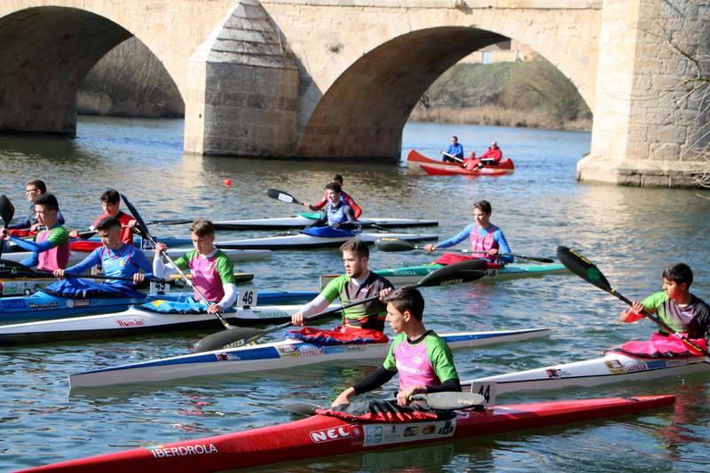 Campeonato de Invierno de Piragüismo en Torquemada (Palencia)