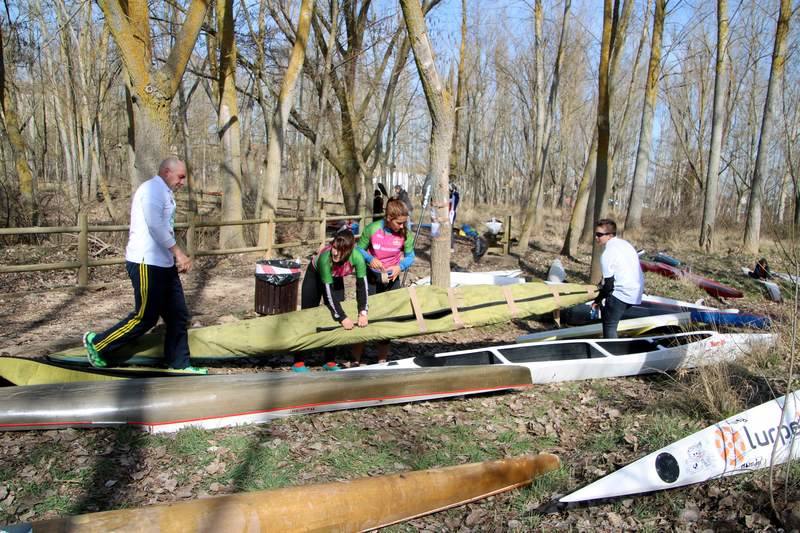 Campeonato de Invierno de Piragüismo en Torquemada (Palencia)