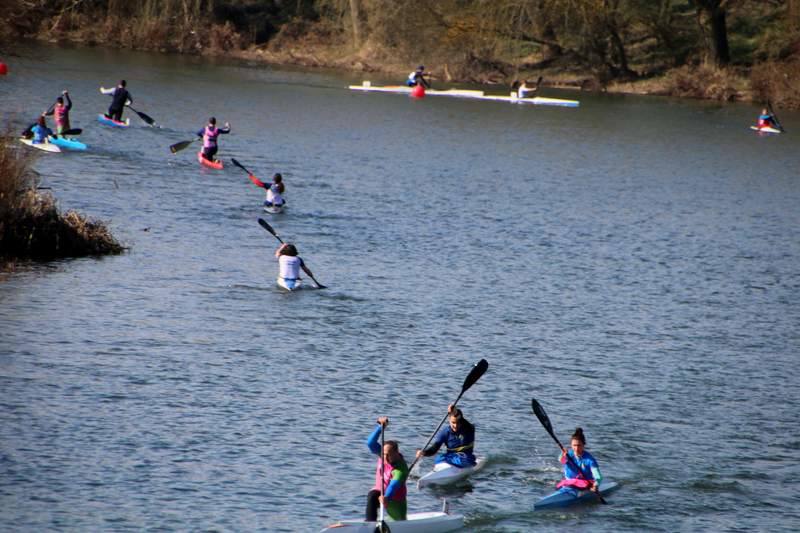 Campeonato de Invierno de Piragüismo en Torquemada (Palencia)