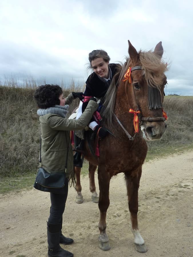 Carrera de cintas a caballo de Torrelobatón (Valladolid)