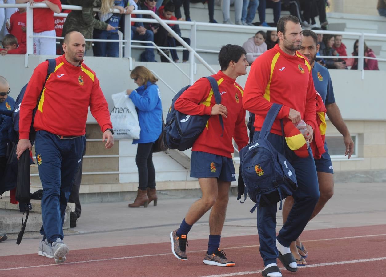 La selección española de rugby entrena en Medina del Campo